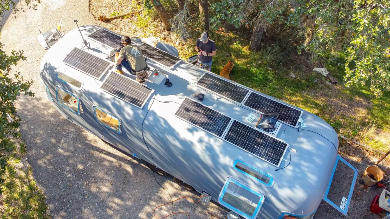 PV система за Airstream Argosy